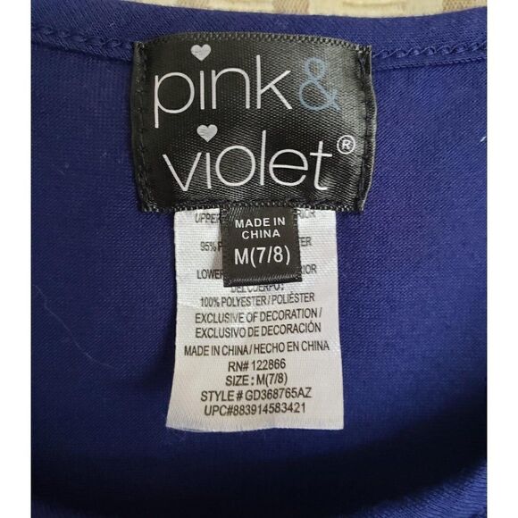 Girls Medium Dress Sleeveless Flip Sequin Heart Dress 7/8 Clearance - Picture 5 of 7